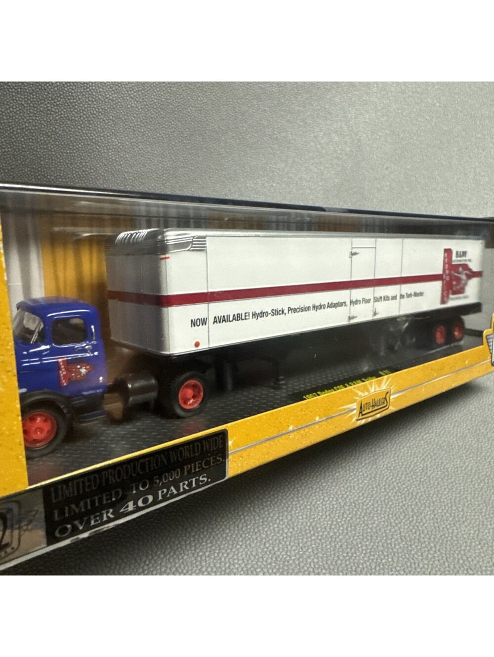1:64 M2 Machines Auto-Haulers 1957 Dodge COE & B&M Trailer R11 Limited To 5,000